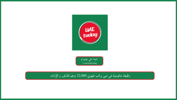 وظيفة حكومية في دبي براتب شهري 22,000 درهم للذكور و الإناث
